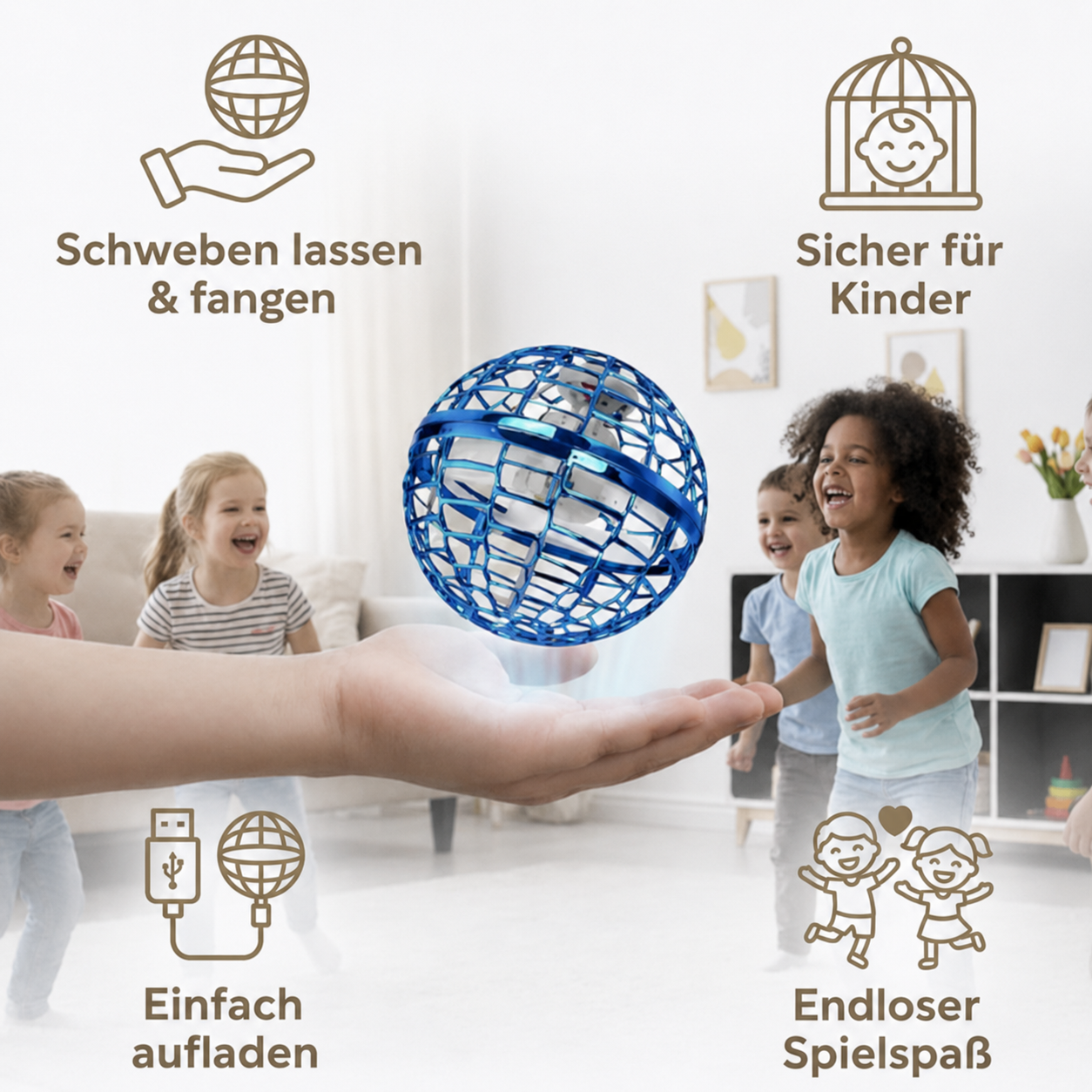 LumiFly® Magnetischer Schwebeball