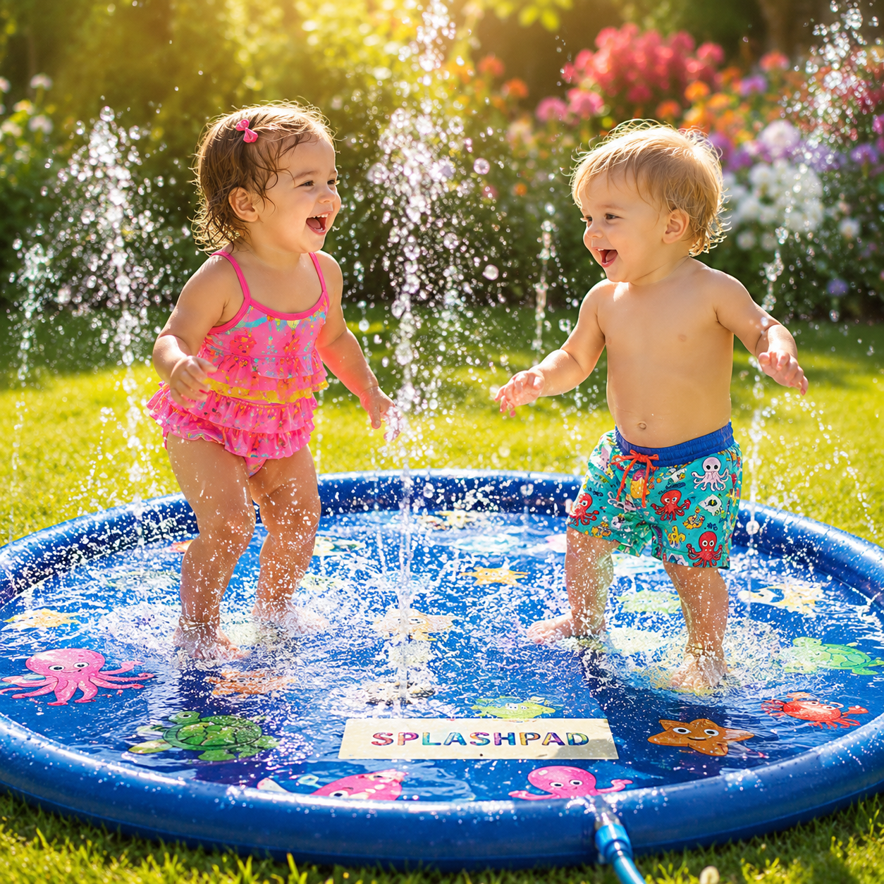 HappySplash® Wasserspielmatte mit Sprinklern