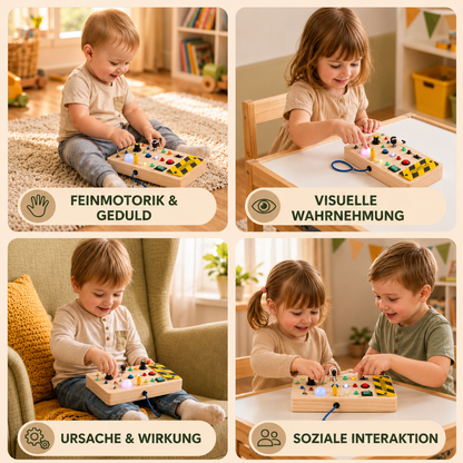 LumiBoard® Holz Sensorikboard mit Licht