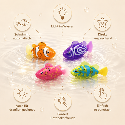 LumiFish® LED Schwimmspielzeug fürs Wasser