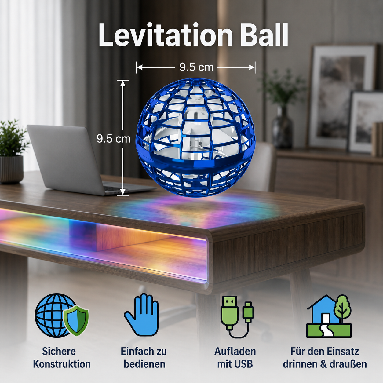 LumiFly® Magnetischer Schwebeball