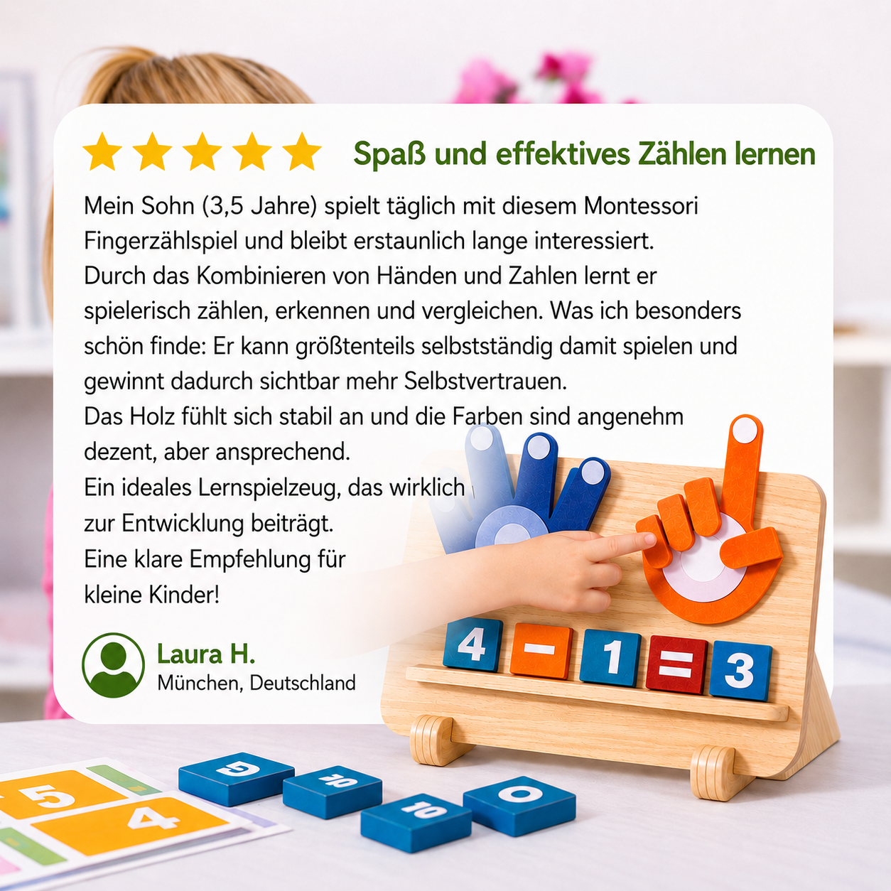 PlayCount® Montessori Finger Zählspiel