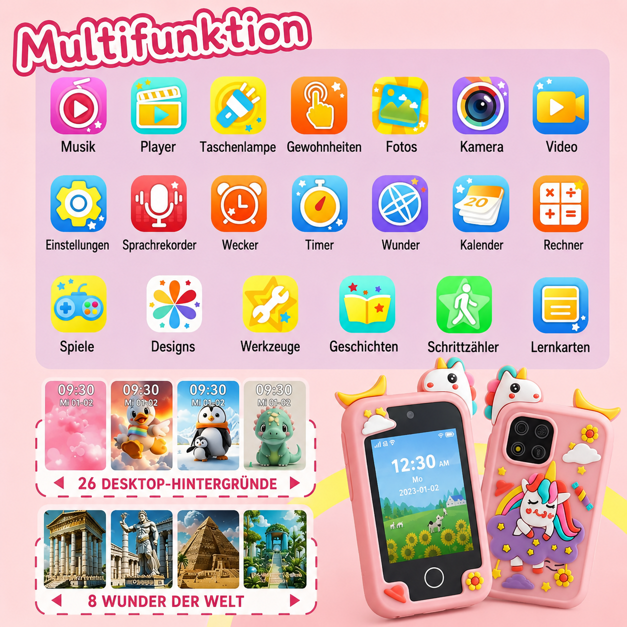 PlayFone® Pädagogisches Spielzeug Smartphone