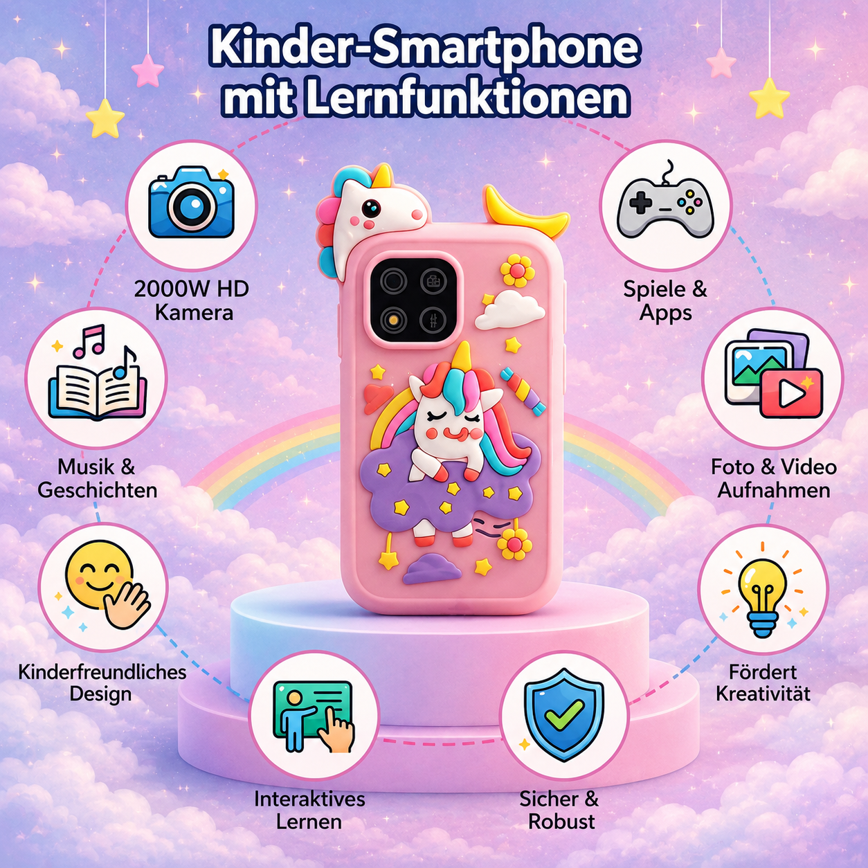 PlayFone® Pädagogisches Spielzeug Smartphone