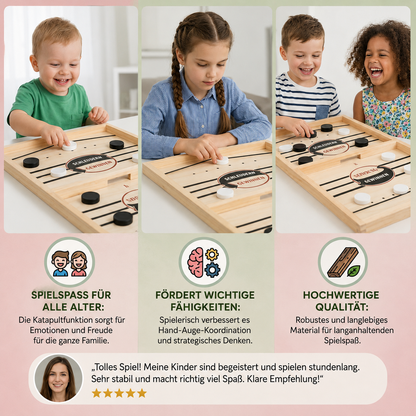 SwiftBoard® Holzschachspiel mit Katapult