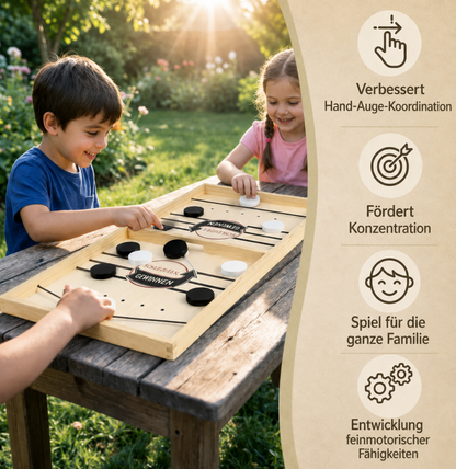 SwiftBoard® Holzschachspiel mit Katapult