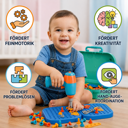 TinyFix® Werkzeug Bauset für Kinder