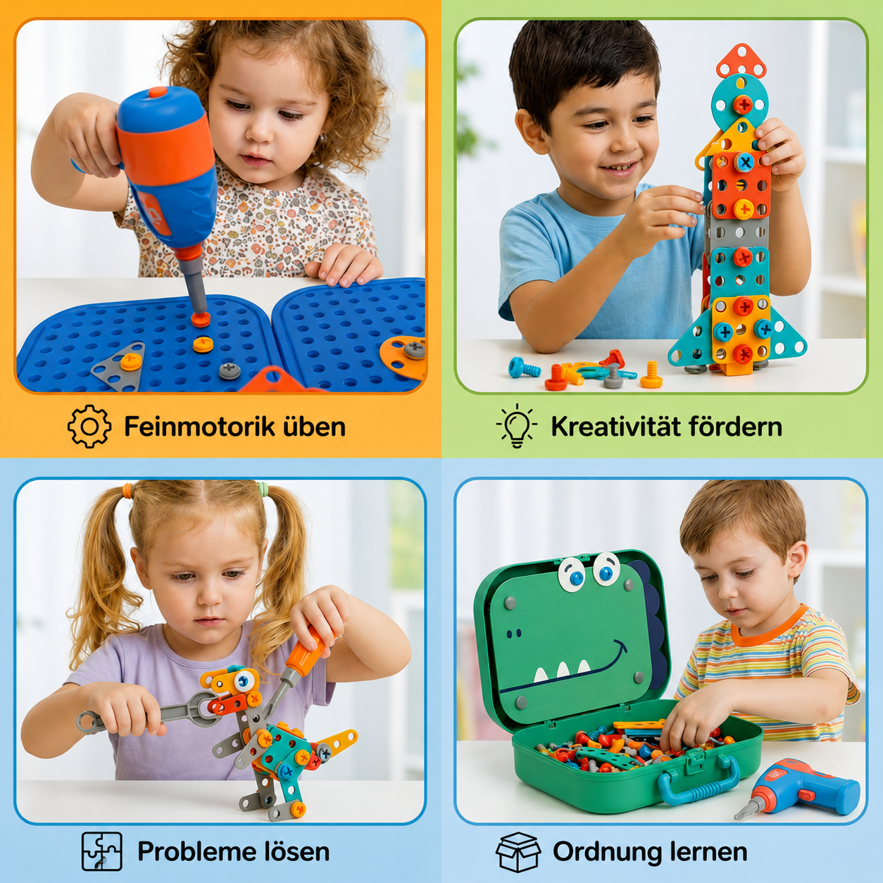 TinyFix® Werkzeug Bauset für Kinder