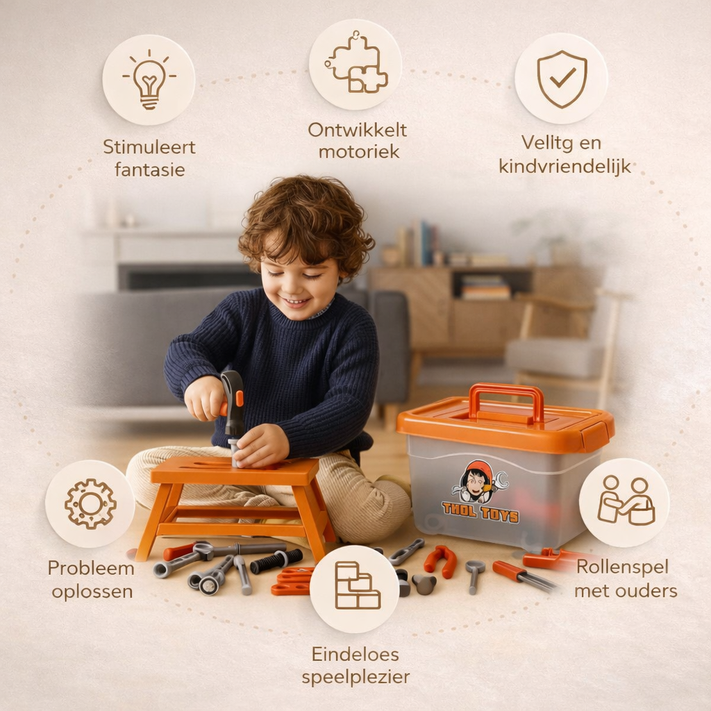 TinyTool® Kindfreundliches Werkzeugset