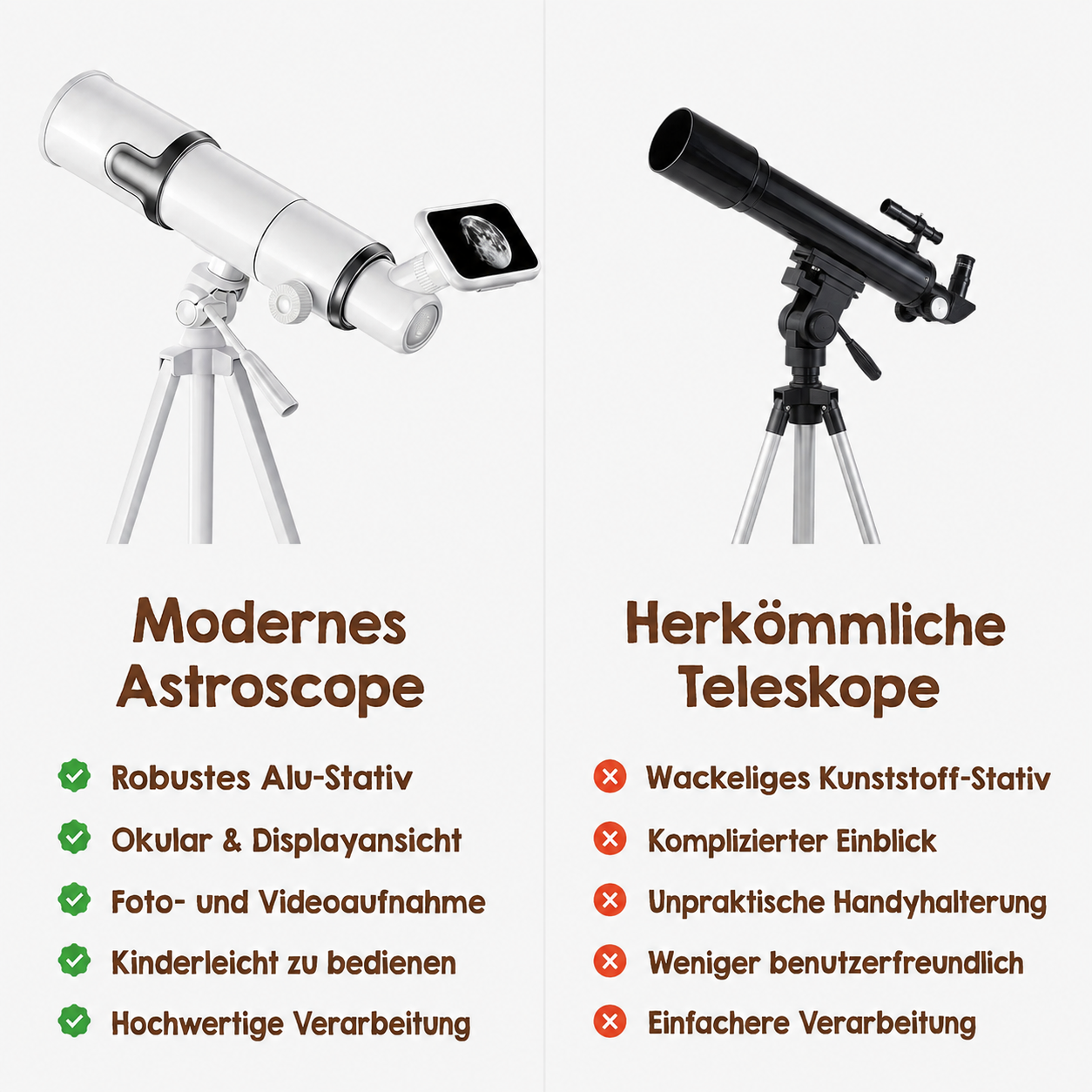 AstroNova® Digitales Kinder Teleskop