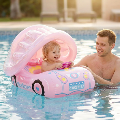 AquaRide® Aufblasbares Baby Schwimmauto