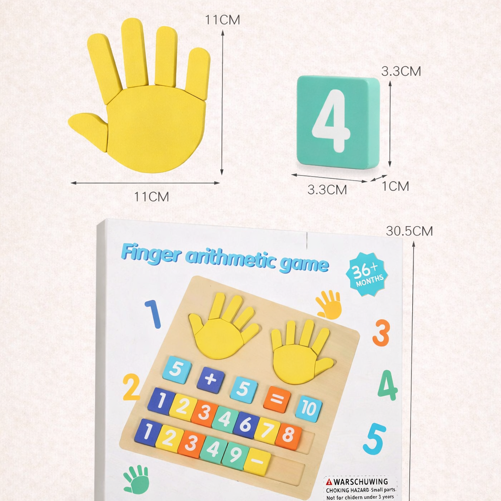 PlayCount® Montessori Finger Zählspiel