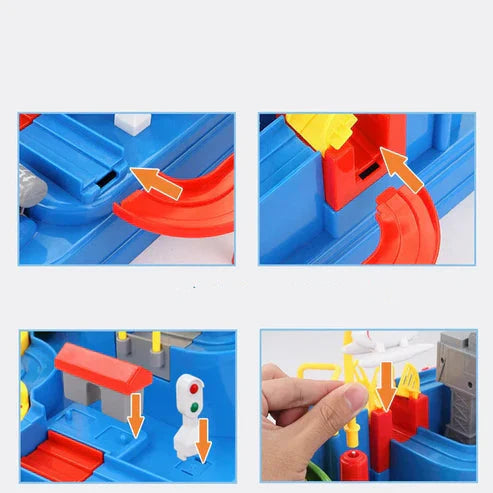 HappyTrack® Geschicklichkeitsspiel mit Fahrzeugen