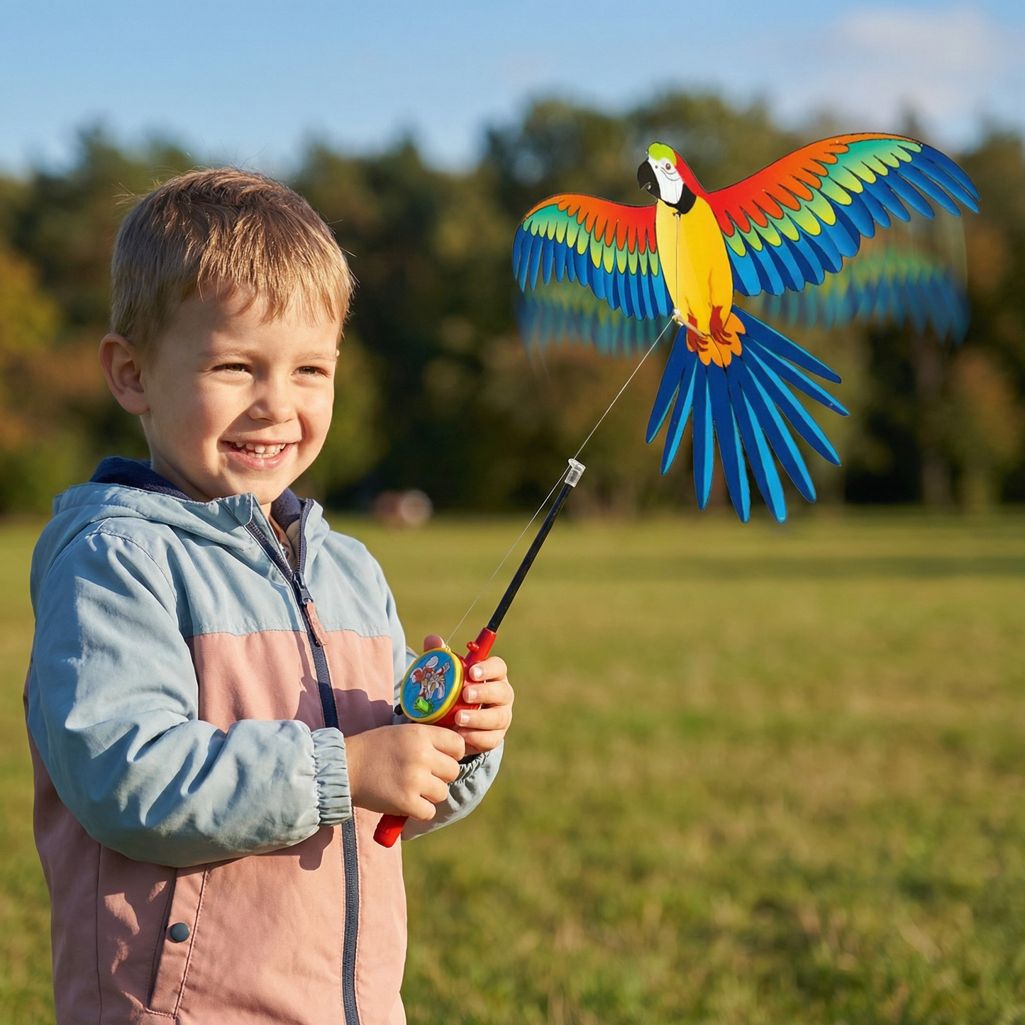 WingUp® Drachen mit flatternden Flügeln für Kinder