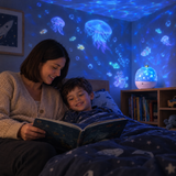 Luna Glow® Nachtlicht und Sternenprojektor für entspanntes Einschlafen