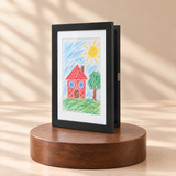 ArtoWall® Kinderkunst Wechselrahmen mit Aufbewahrungsfach