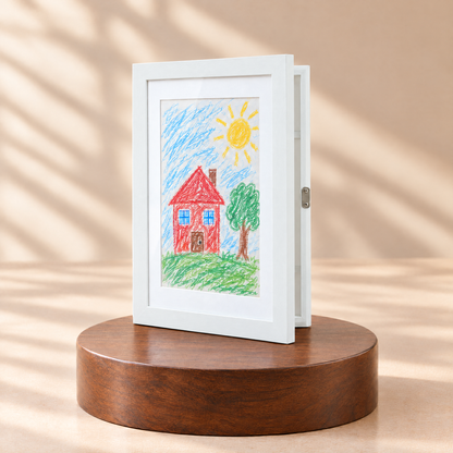 ArtoWall Kinderkunst Wechselrahmen in Weiß