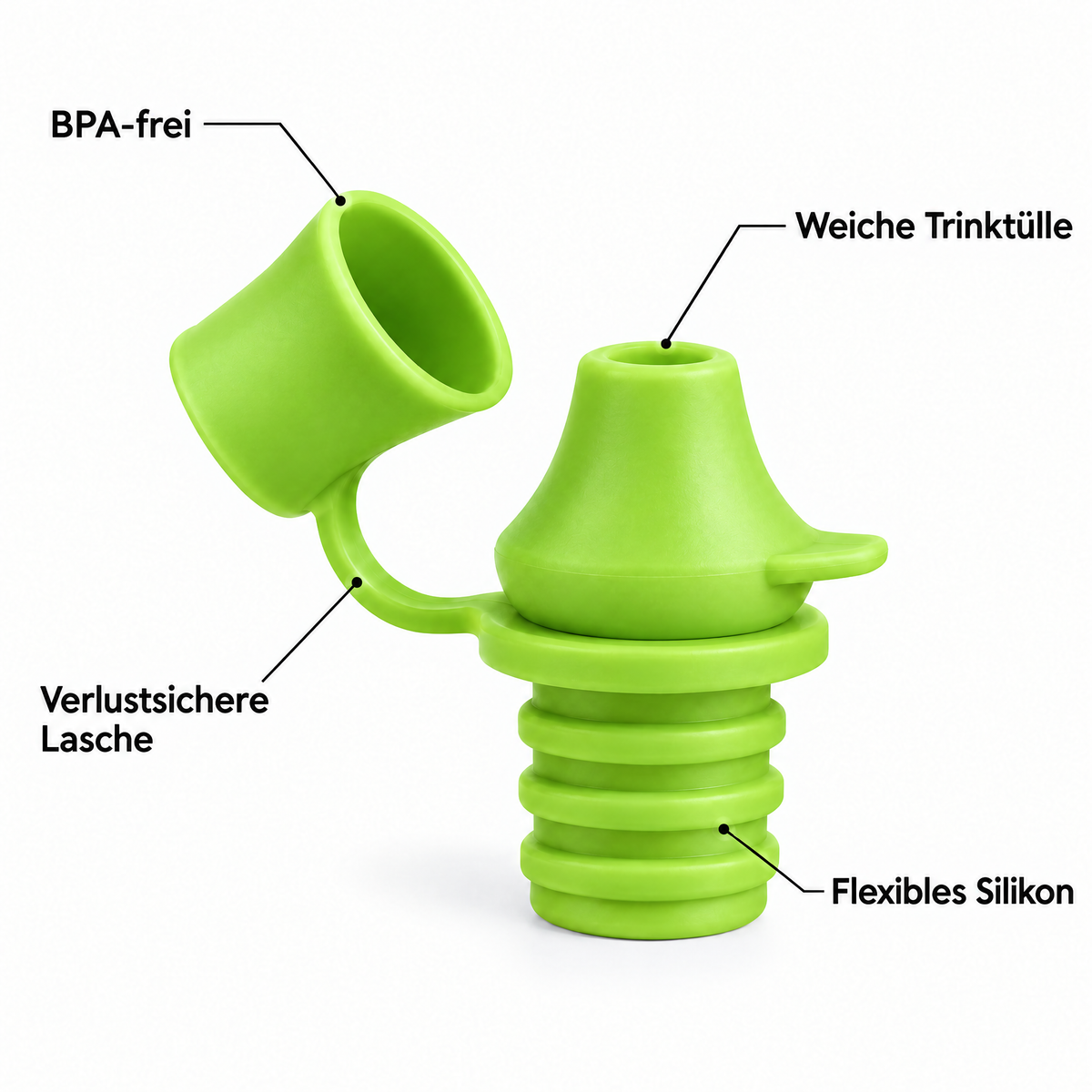 SoftSip BPA-frei, weiche Trinktülle