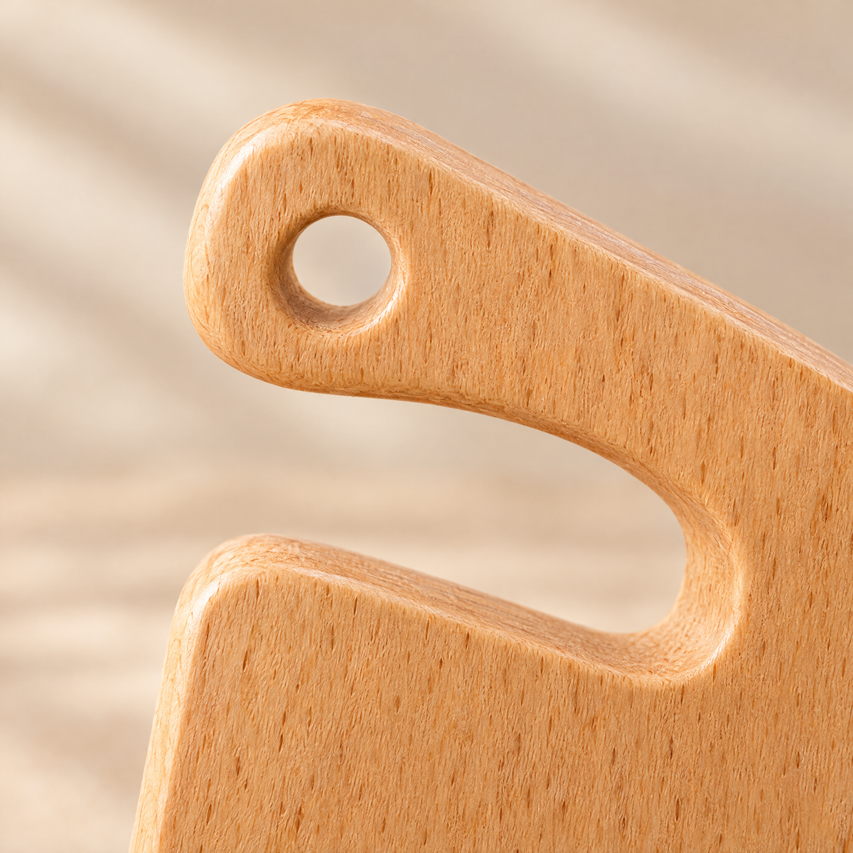 MiniChef Holz-Hackmesser im Detail