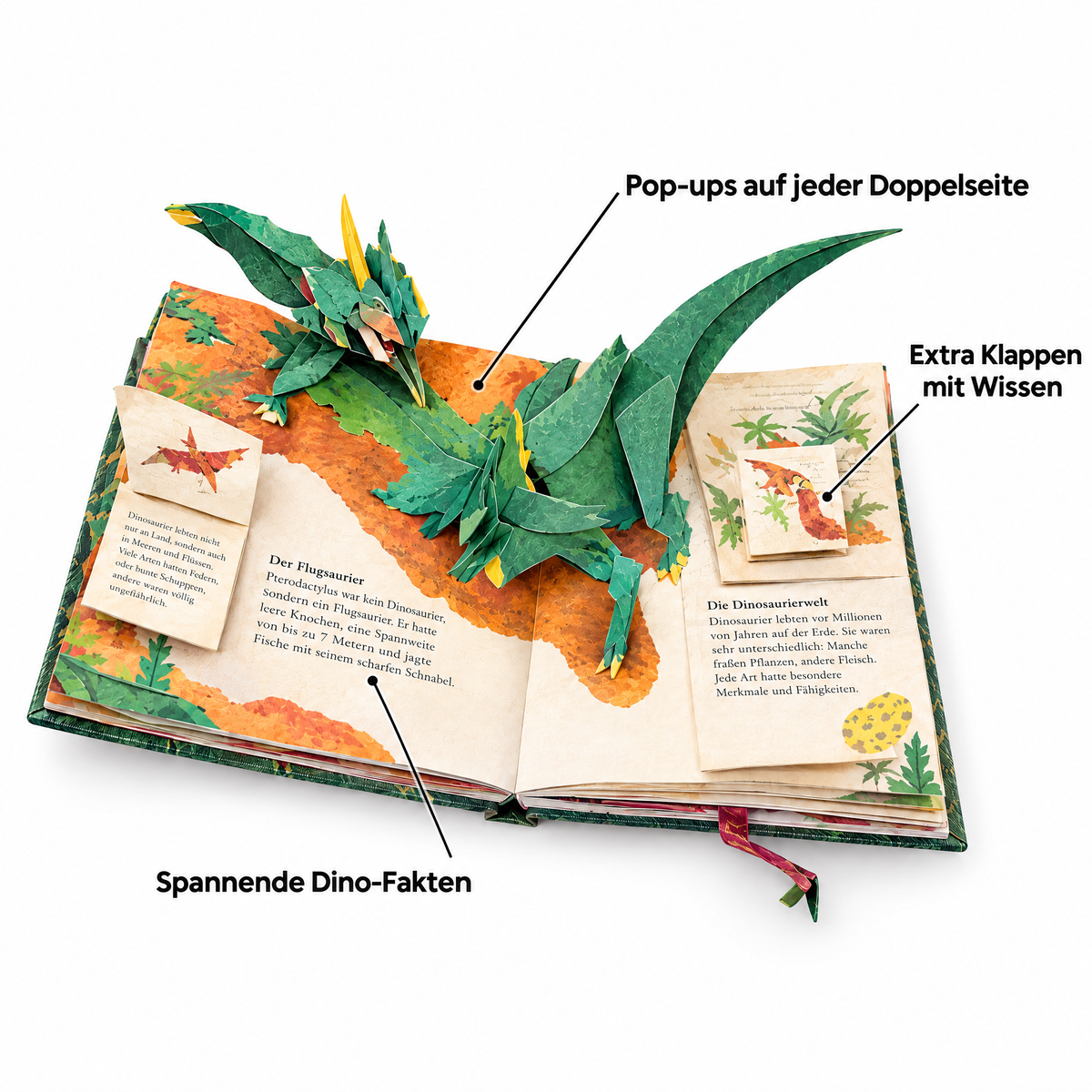 DinoPop – Pop-ups auf jeder Doppelseite