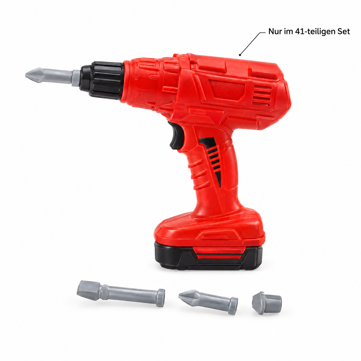 TinyTool Spielzeug-Bohrmaschine – nur im 41-teiligen Set
