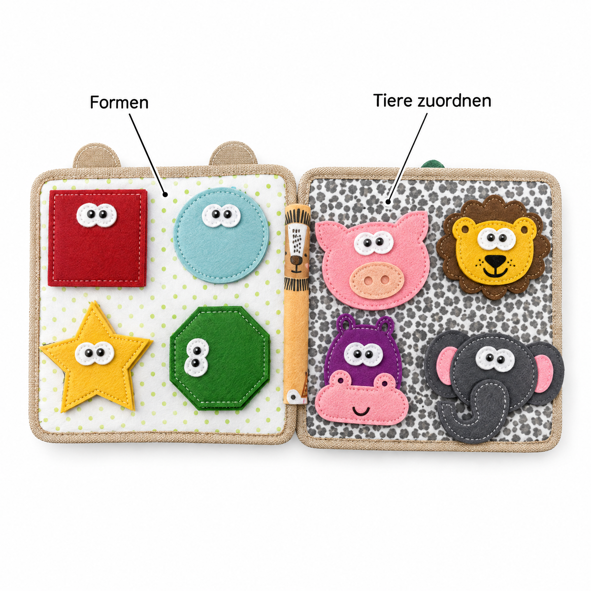 TinyFold Tierreich – Formen und Tiere zuordnen
