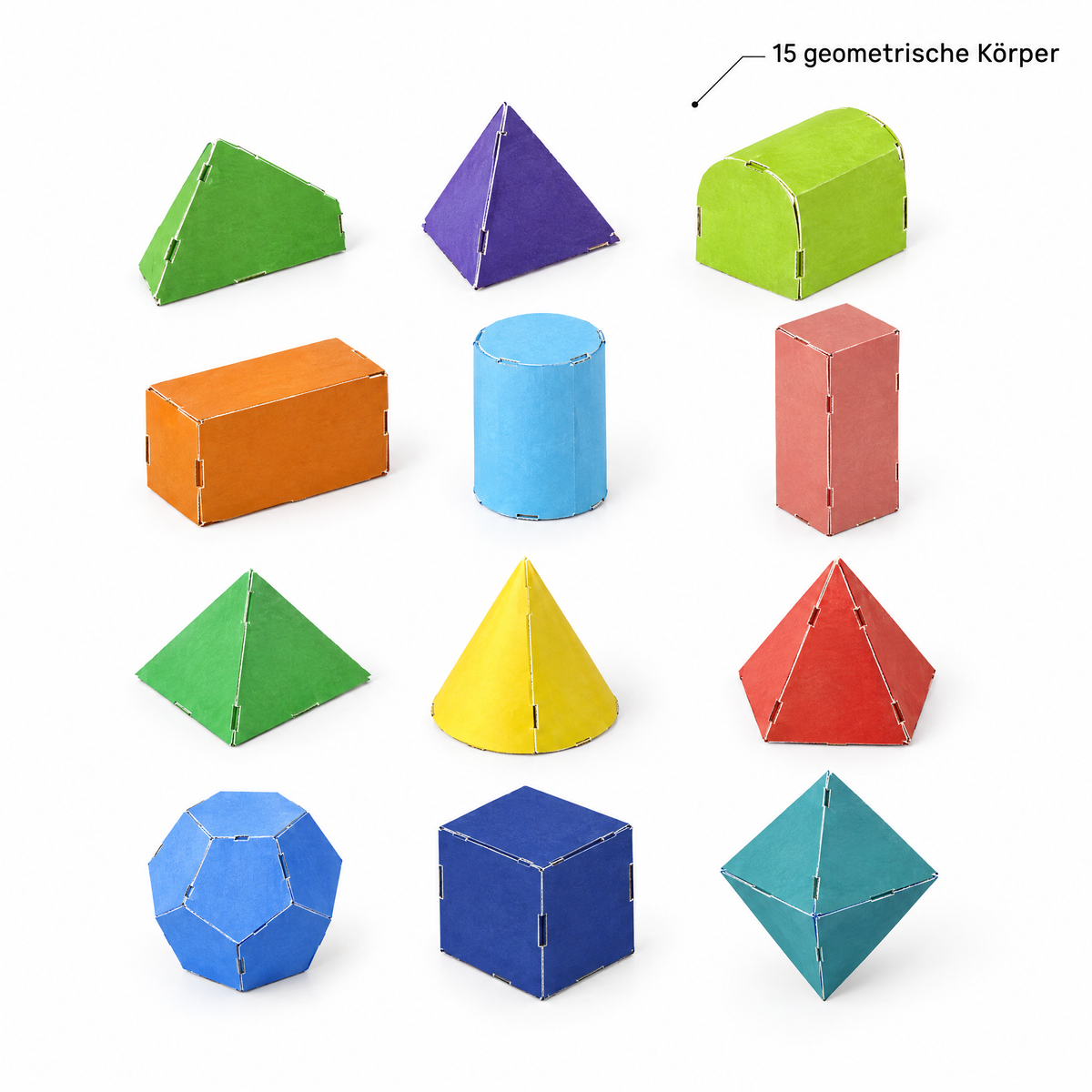 GeoQuest – 15 geometrische Körper