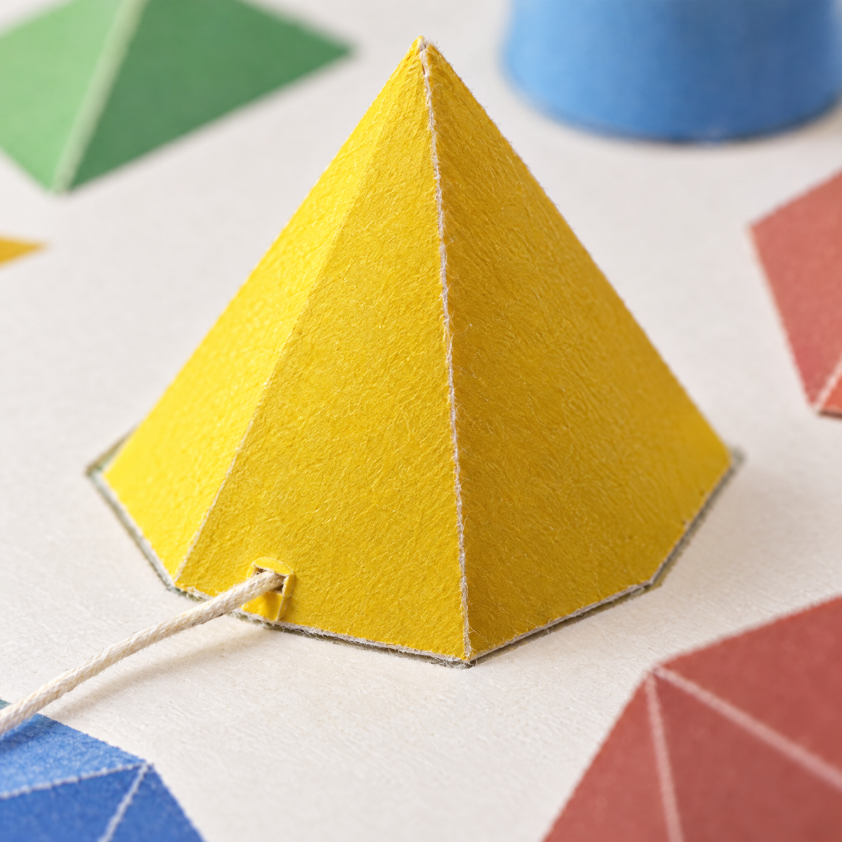 GeoQuest Nahaufnahme gefaltete Pyramide