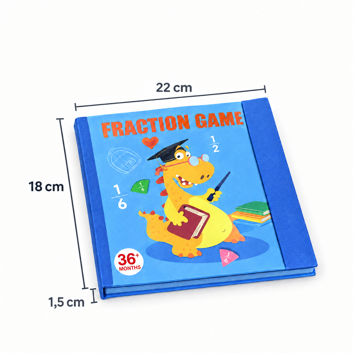 FractionMag Maße 22 x 18 x 1,5 cm
