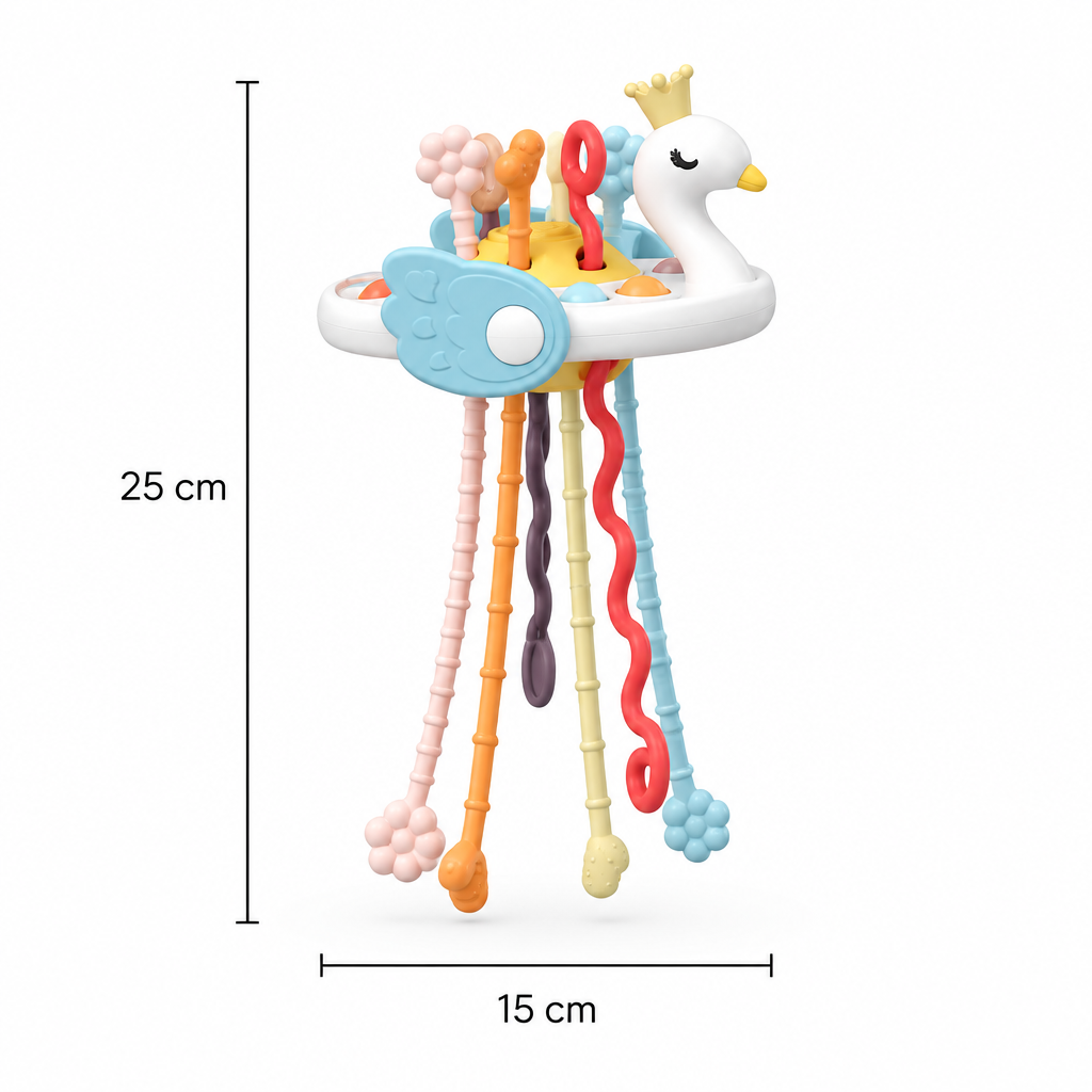 SenseSwan Zieh-Schwan – Maße 15 cm x 25 cm