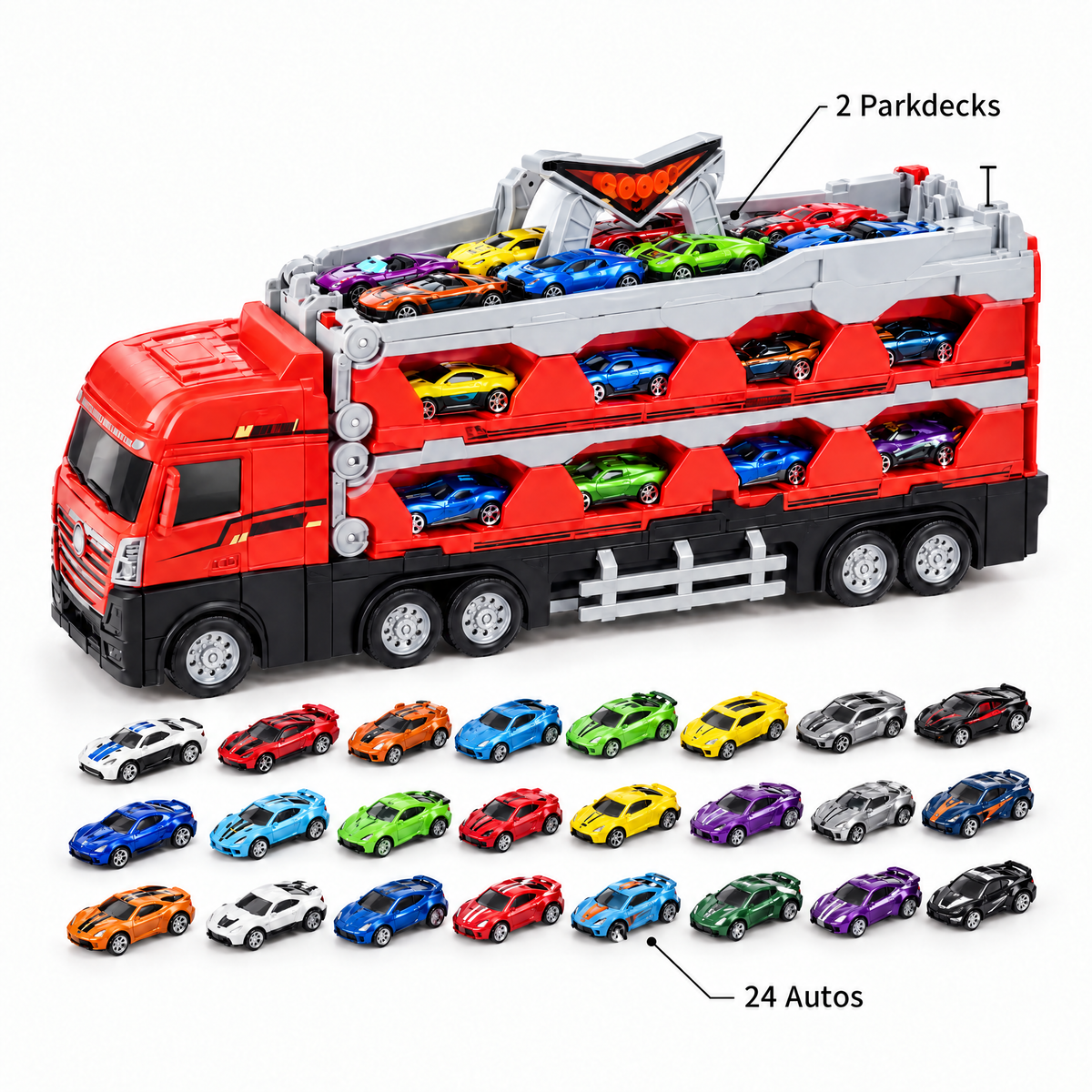GoCargo – 24 Autos und 2 Parkdecks