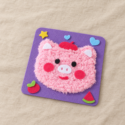 FluffyLoop Bastelset – Ferkel