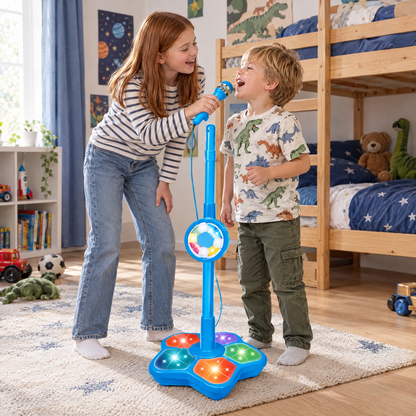 LittleStage Karaokeset – Geschwister singen zusammen