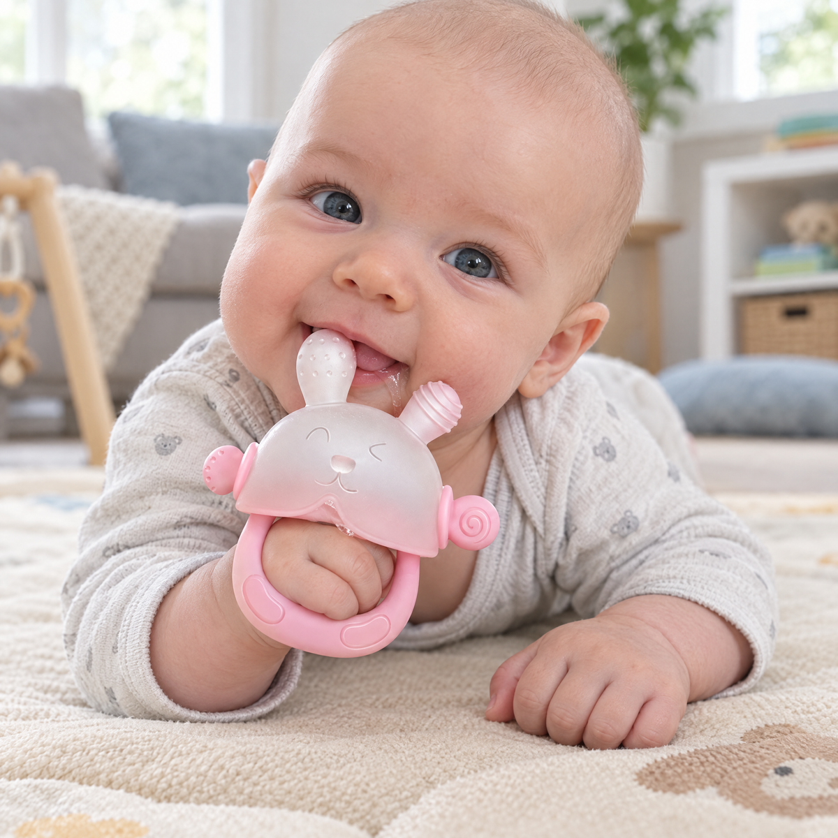 GumGlove – Baby auf der Spielmatte