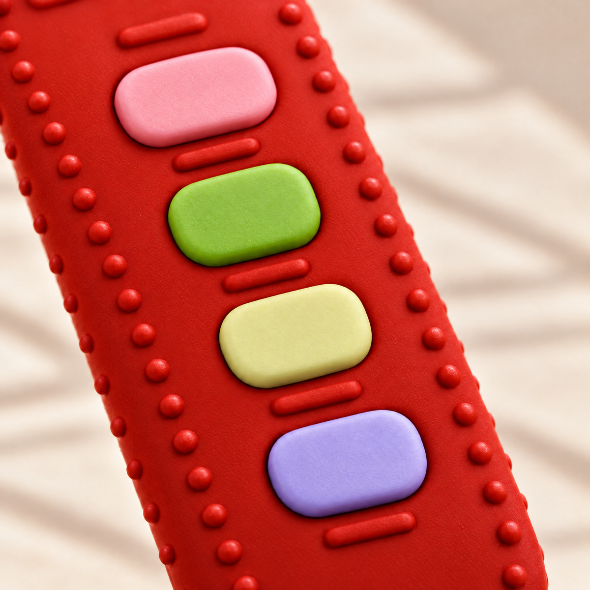 ClickChew bunte Tasten Nahaufnahme