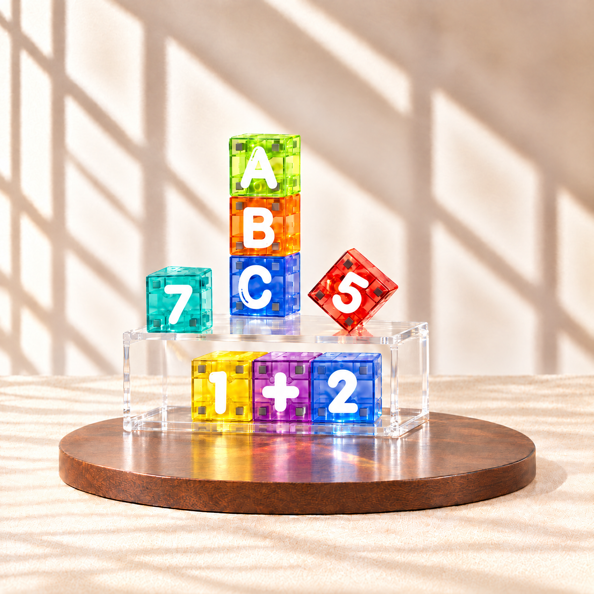 SnapWise Magnetische Buchstaben- und Zahlenbausteine