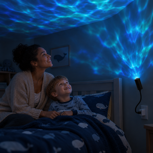 StarDrift Sternenprojektor Ozean im Kinderzimmer