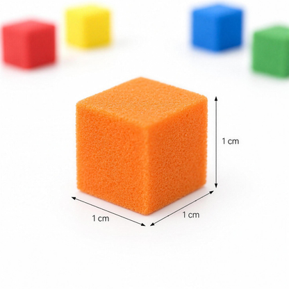 SoftStack Maße: 1 x 1 x 1 cm pro Baustein