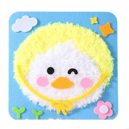 FluffyLoop® Stabpuppen Bastelset zum Selbermachen