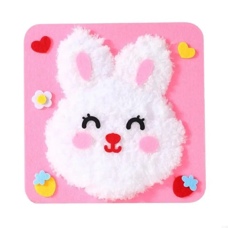 FluffyLoop® Stabpuppen Bastelset zum Selbermachen