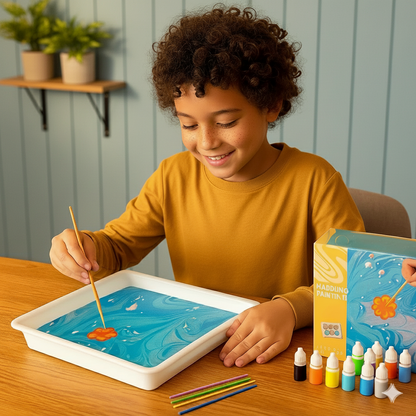 MagicMarble® Kreatives Marmor Wasserfarben Set