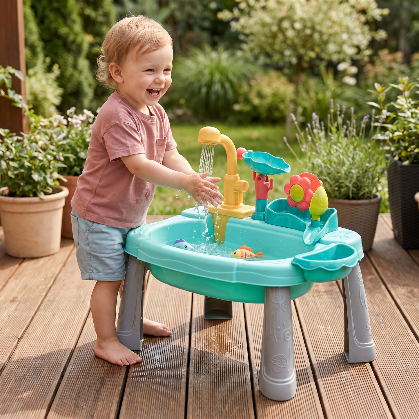 LittleSplash® Erhöhte Spielküche mit Wasserfunktion