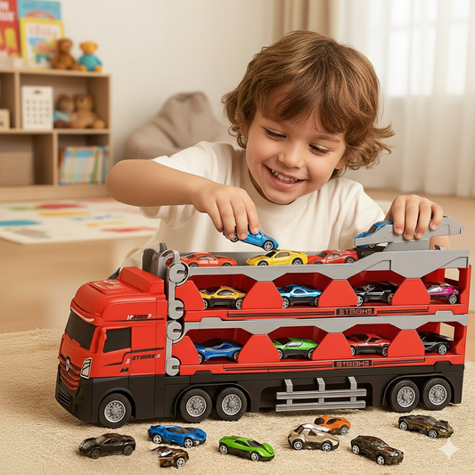 GoCargo® Rennbahn Spieltruck für Kinder
