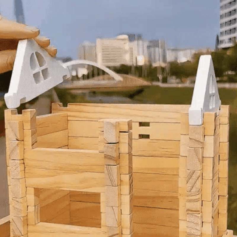 TinyStack® Pädagogische Holzbausteine